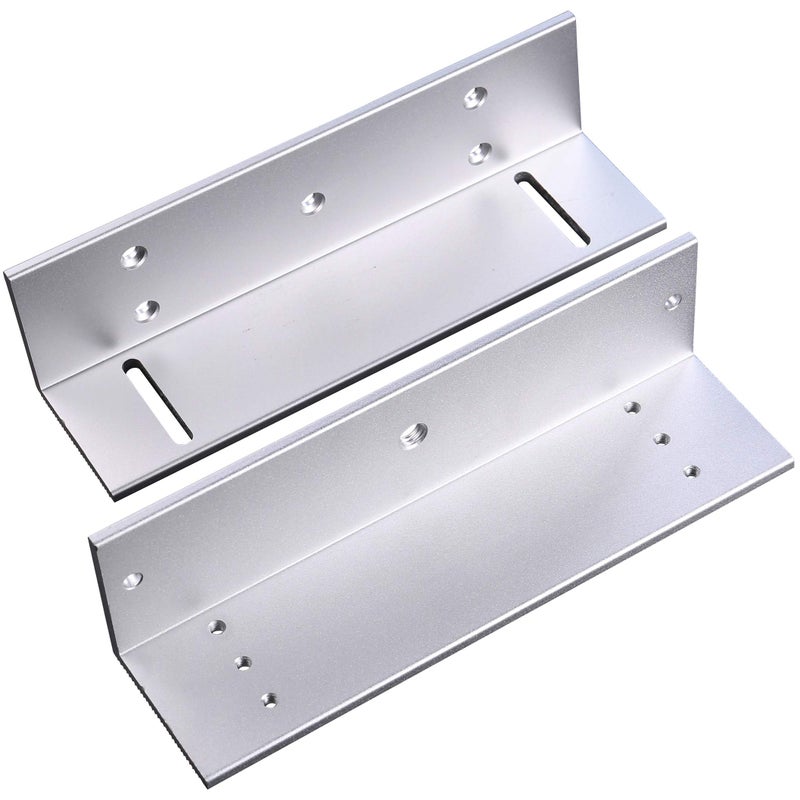 UHPPOTE Z and L Bracket for Inward Door 600-lbs Series Holding Force Electric Magnetic Lock - Image 3